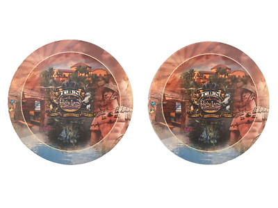 TBN Holy Land Experience Orlando Absorbant Coasters Souvenirs Lot of 2