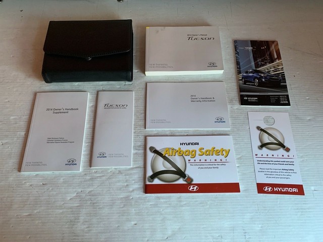 2014 Hyundai Tucson Owners Manual GUIDE BOOK SET WITH CASE OEM | eBay