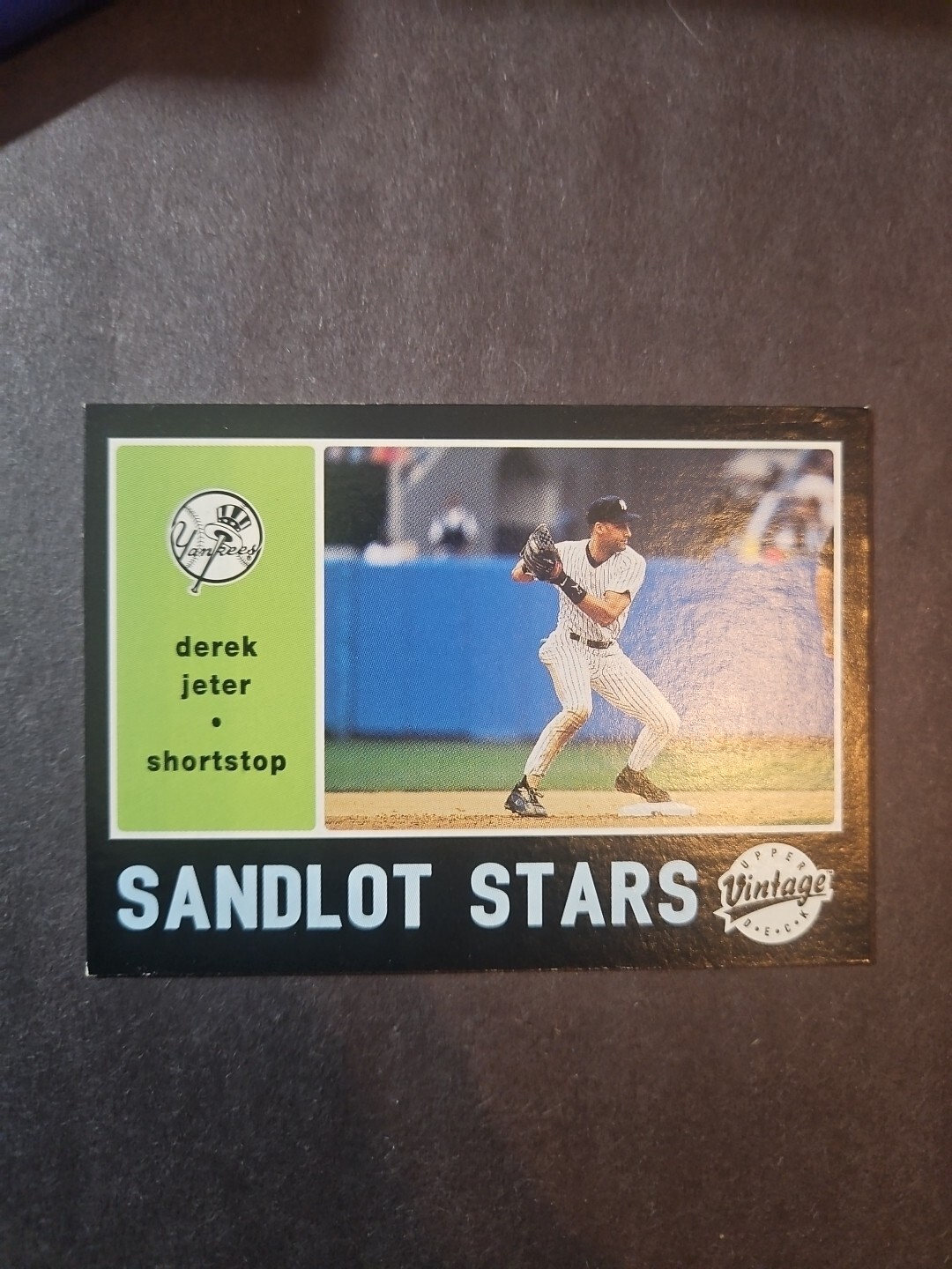 Derek Jeter 2002 Upper Deck Vintage "Sandlot Stars" #SS2 
