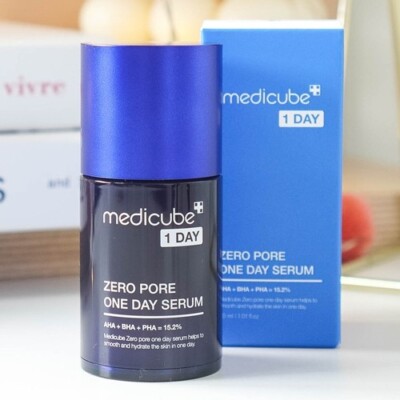 MEDICUBE Zero Pore One Day Serum 30ml Porenstraffendes Serum Mitesserpflege S...