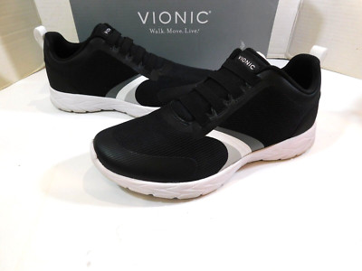 Vionic Layla Walking Confort Sneakers Women's sz  7 M Black