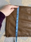 Shein Brown Faux Leather Pants Size 4 Or Small Bootcut  Flare Style — photo 9