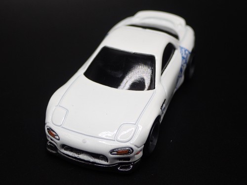 Modello Auto Diecast 1:64 MAZDA RX7 FD HKS FAST & FURIOUS BIANCO 1992-2002 - Foto 6 di 8