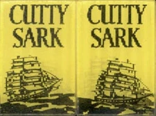 Cutty Sark Scotch Moving Ship in Ocean 1960s Small VARI-VUE Animation Lenticular