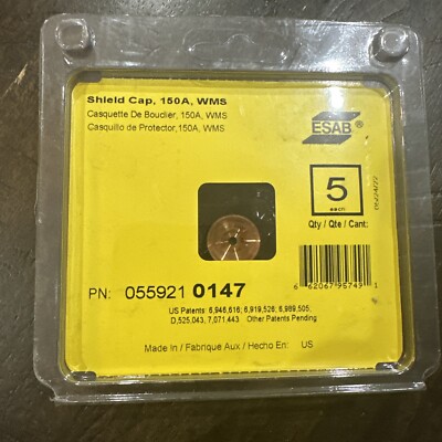 ESAB Shield Cap 150A 055921 0147 PACK 5 QTY