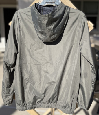 Puma Essentials Solid Light Windbreaker Full Zip Hooded Jacket