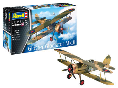 Gloster Gladiator Mk. II 1:3 2 Plastique Model Kit Revell