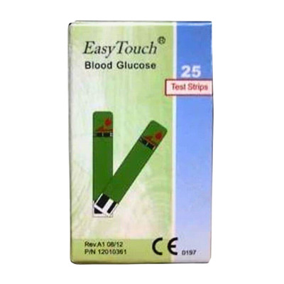 Original Easy Touch BLOOD GLUCOSE Test Strips 25 Pieces Ship from USA