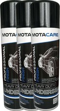3 X Underseal Spray Aerosol Underguard Paint Under Body Protection Seal 500ML