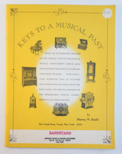 Keys To A Musical Past Book Bandstand 1968 Vestal Press First Printing Piano