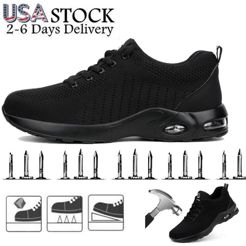 Work Boots Mens Safety Shoes Light Steel Toe Shoes Botas De Trabajo Para Hombre - Picture 20 of 30