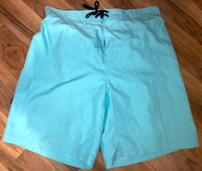 NEW Surf Style Men's Boys Sea Foam Green Poly Lined Board Shorts Sz 2XL 38 Waist