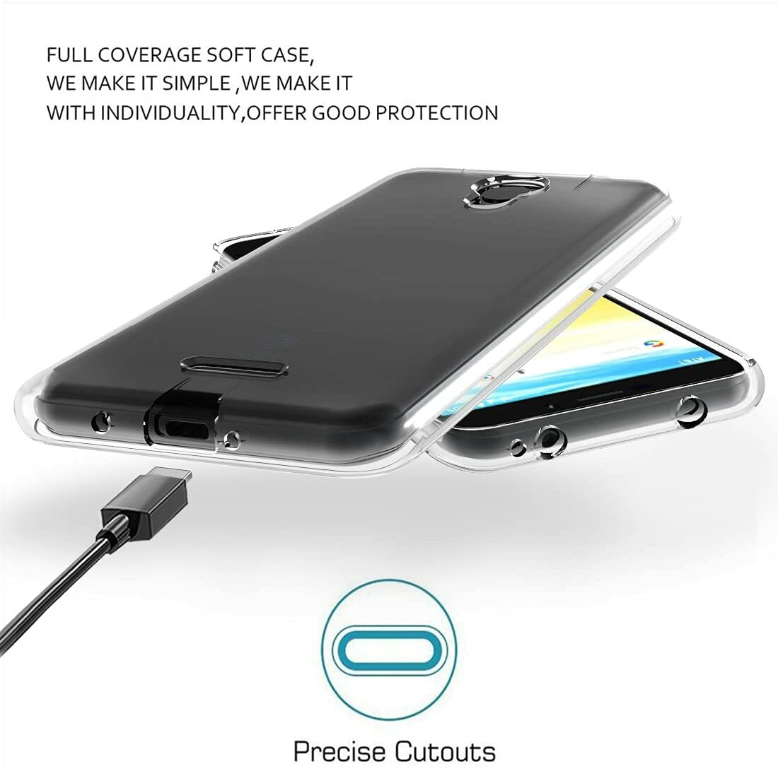 For AT&T Fusion Z (V340U) / AT&T Motivate (V341U) Clear TPU Rubber Case Cover eBay