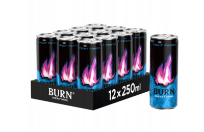 Burn Fruit Punch Energy Drink aus Polen 12 x 250ml Dose Versand mit DHL aus D