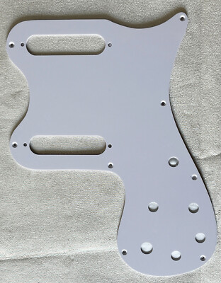Custom For Epiphone Olympic 2 Pickup Style Guitar Pickguard 1-Ply White