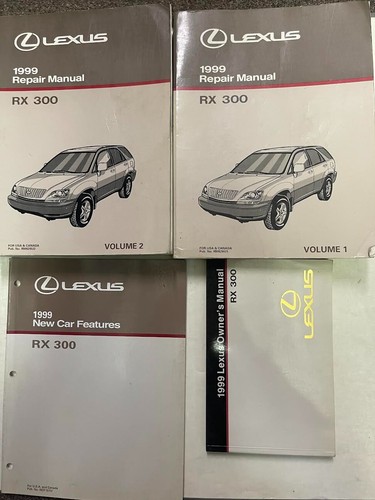 1999 Lexus RX300 RX 300 Service Shop Repair Workshop Manual Set + - Picture 9 of 9
