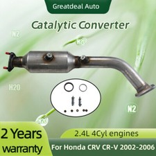 Catalytic Converter Front Suits Honda CRV CR-V 2002-2006 2.4L 4Cyl engines