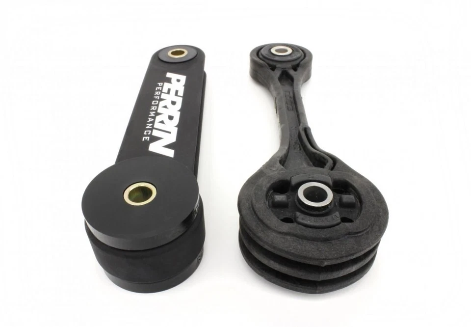 Soporte de parada de paso de color negro Perrin para Subaru Impreza WRX STI 1993-2024 y más Foto 3 de 4