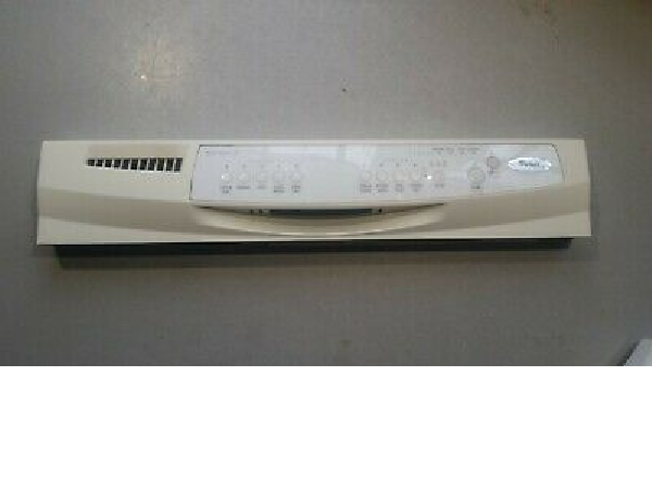 Whirlpool Quiet Partner III/3 Dishwasher Control Panel WHITE W10008280