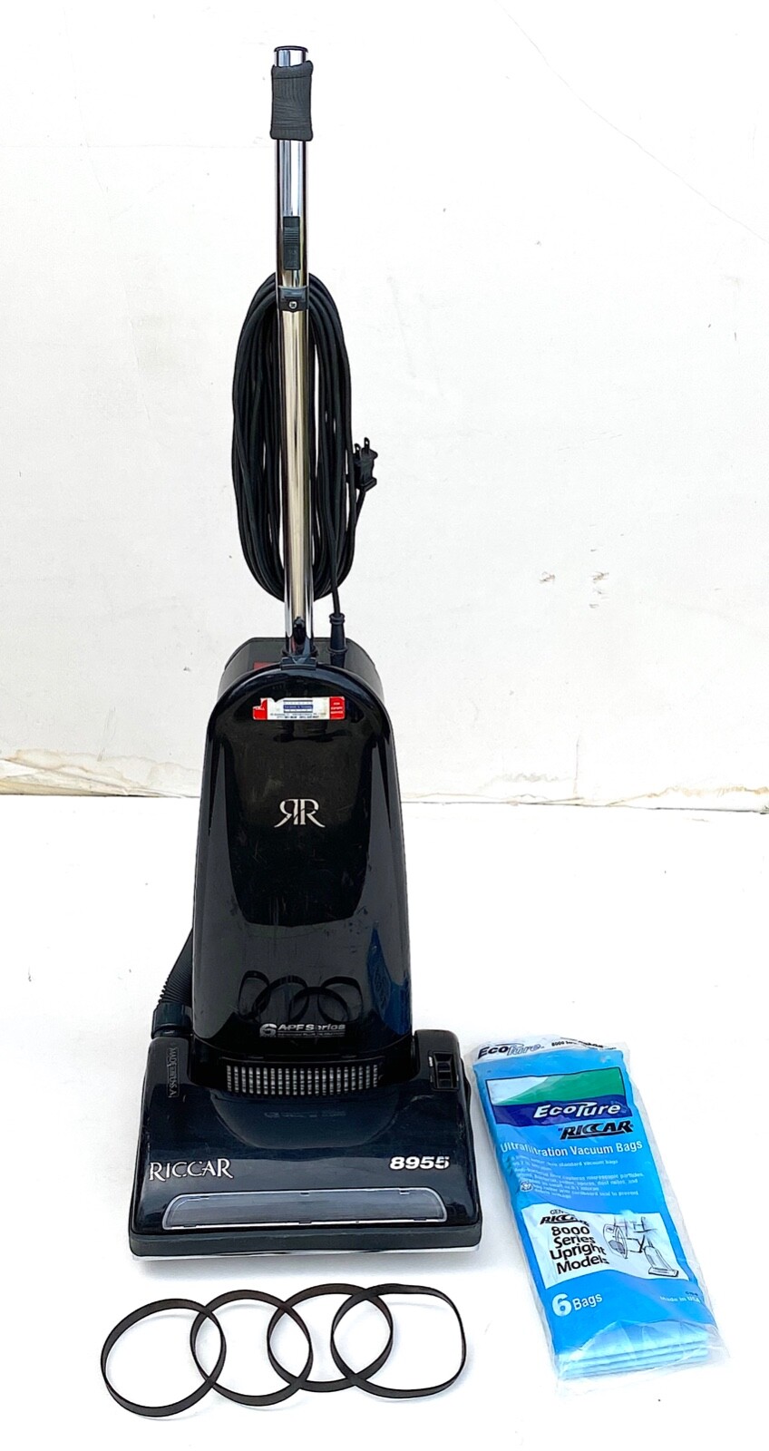 Riccar 8955 All Floor Upright Vacuum Made in USA Hepa Filtration with