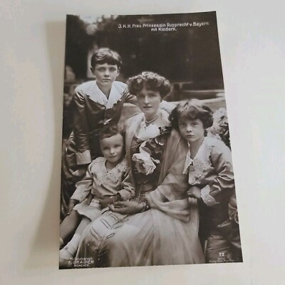 JKH Princess Marie Gabrielle Rupperecht Bavaria & Children Original Postcard