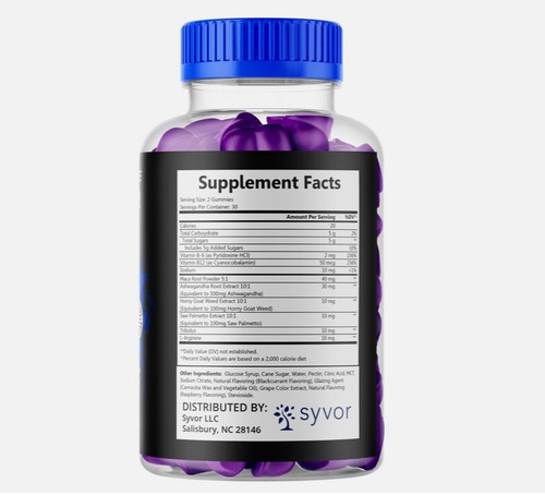 (1 Pack) Dominator Maxx Gummies for Men, Advanced Formula Supplement 60 Gummies - Picture 2 of 4