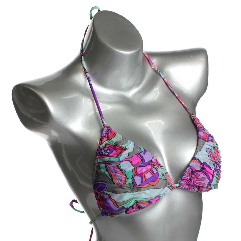 Изюм новый женщин L зеленый мульти цветочный бикини верхний купальный костюм женщин бикини $50 - Изображение 2 из 4