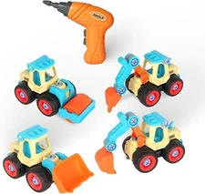 Take apart truck. Excavator ground drill road roller bulldozer. 3 And Up