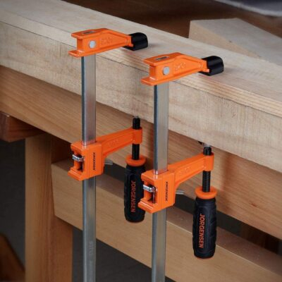 #ad JORGENSEN 2 pack Steel Bar Clamps Set 12 inch Medium Duty for Woodworking New $20.27