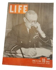 April 10, 1944 LIFE Magazine WWII War 40s Advertising ads add ad FREE SHIPPING 4