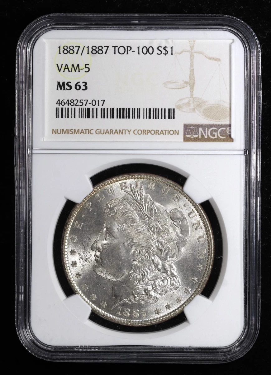 MS 63 Graded 1887 Year Morgan US Dollars (1878-1921) for sale | eBay