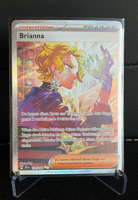 1x Pokemon Karte Brianna SAR Trainer! 171/142 Stellarkrone! NM Deutsch