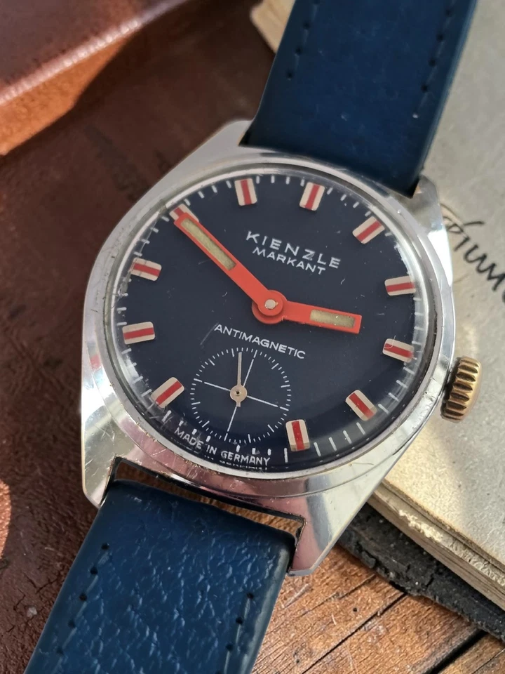 Vintage Uhr Kienzle Markant Antimagnetic  Mechanic Retro Uhr Germany  Original  - Bild 1 von 4