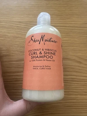 Shea Moisture Coconut And Hibiscus Curl & Shine Shampoo 384ml New - Image 1 of 4