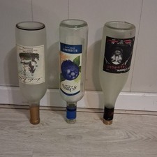 Wine Bottles 3 Empty, No Wine, D cor