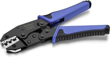 Crimping Tool Ratchet Wire Crimper for Heat Shrink Connectors AWG 22-10