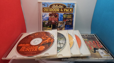 Cabela's Outdoor 4 Pack PC CD-Rom Discs & Manual + Bonus Expansion Pack
