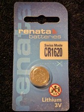 RENATA CR1620 3V Lithium Swiss Button Coin Cell Replacement Batteries