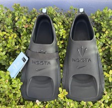 NWT Nike x NOCTA Swim Fins Sz L Black Drake Turks and Caicos Pool Training New