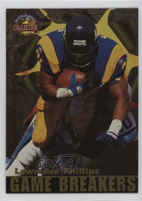 1996 Score Board Auto Collection Gold Lawrence Phillips #GB21 Rookie RC 0q3