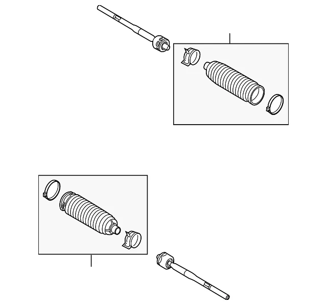 Vara de amarração interna genuína Ford DG1Z-3280-A - Imagem 3 de 4