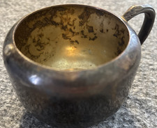 Vintage Oneida Cup Toddler Baby Child Mug with Handle USA Silverplate 609