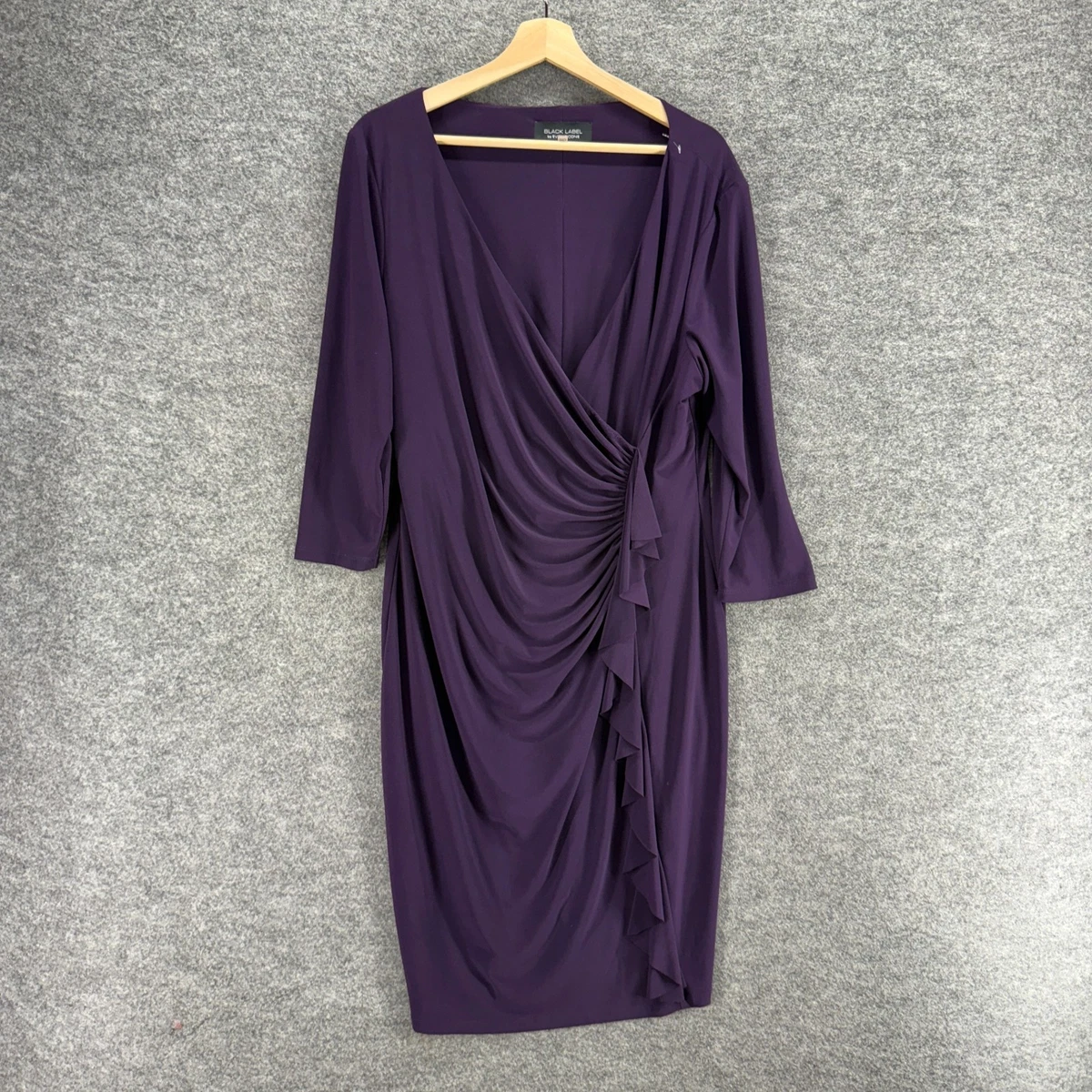 Robe De Cocktail Evan Picone Taille 6 Violette - Neuve Avec Étiquettes
