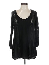 O'Neill Women Black Long Sleeve Blouse L