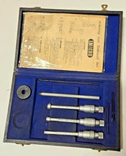 Tesa Swiss Made IMICRO Analogue 3 Point Internal Micrometer Set 6-8 8-10 10-12mm