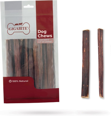 Gigabite Beef Esophagus Dog Treats - Natural Gullet Sticks for Dogs, High Protei