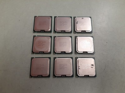 (9) Intel Core 2 Duo E7500 2.93Ghz 2-Core LGA775 Desktop CPU Processor SLGTE
