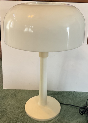 Vintage Gerald Thurston Lightolier Mushroom Table Lamp Mid Century Modern