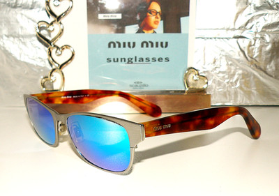 NEW MUI MUI VMU 531 IAL-101 POLARIZED SUNGLASSES W/SERIAL NUMBER BOX 39 TF RB