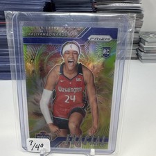 Panini Prizm WNBA Fractal Rookie Aaliyah Edwards #3 Serial Numbered /49
